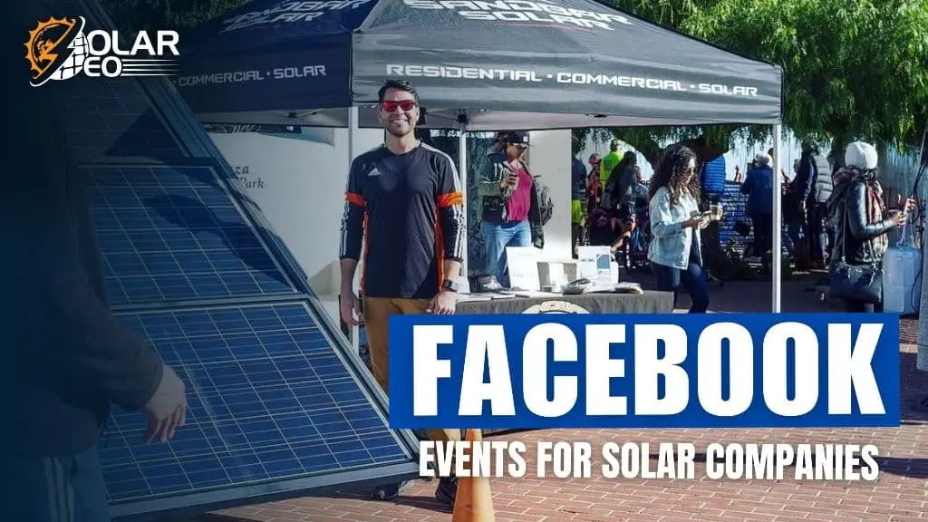 Facebook Events for Solar Companies