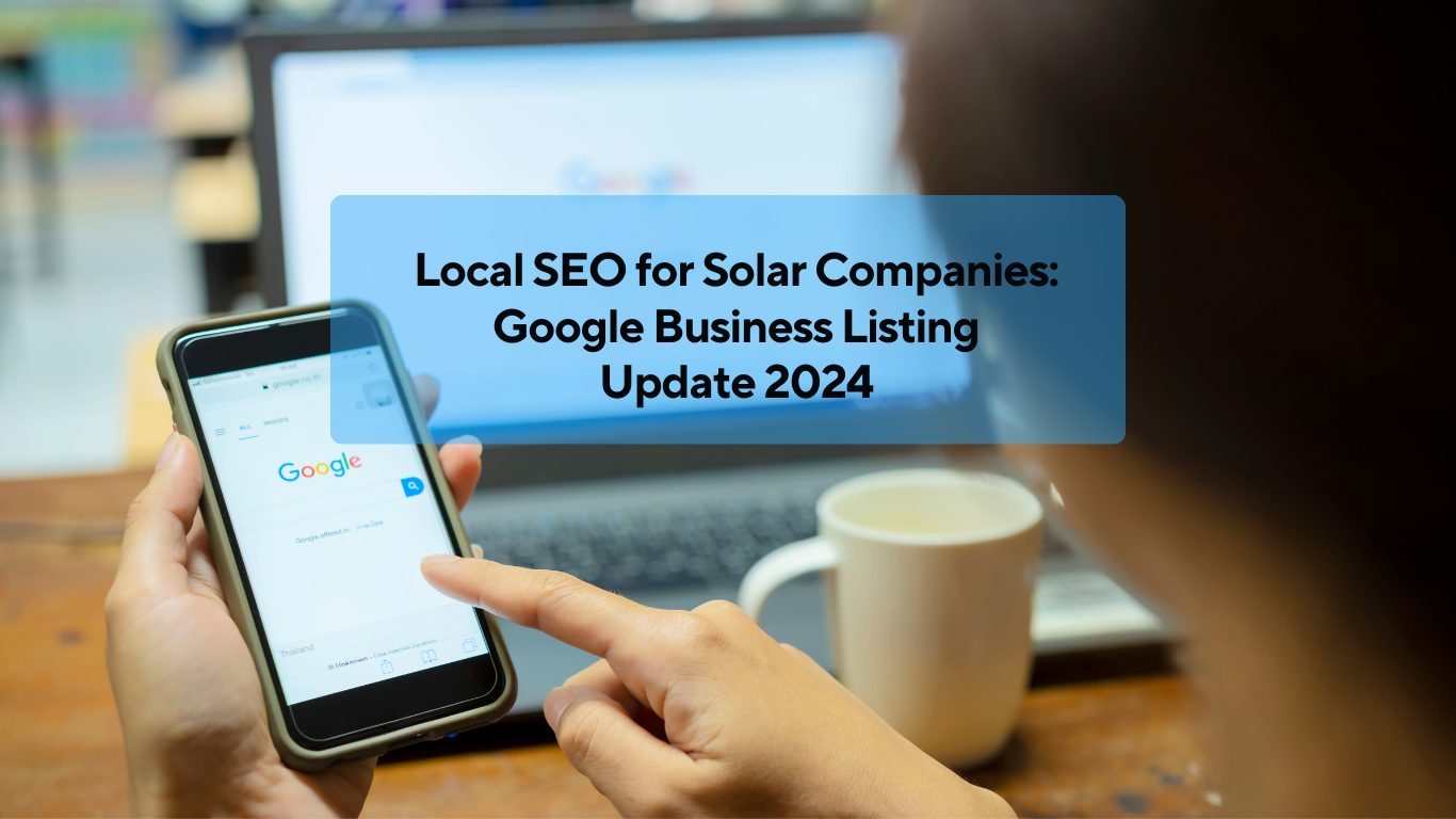 Local SEO for Solar Companies